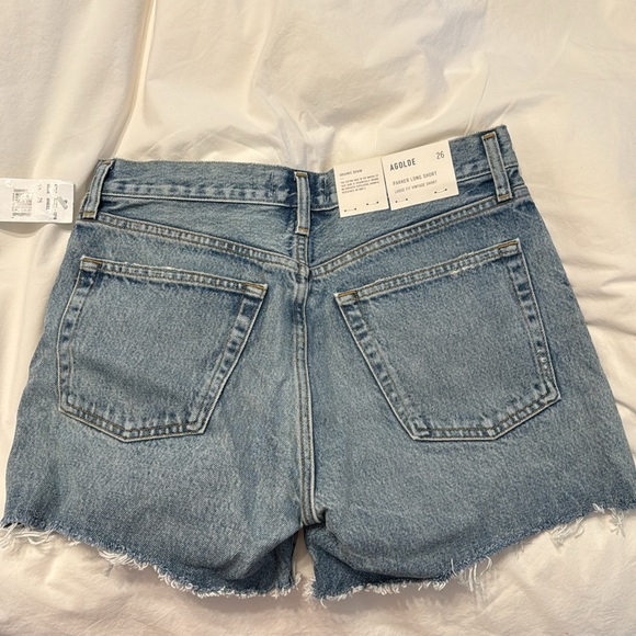 BNWT Agolde Parker long shorts sz 26 - Picture 2 of 5